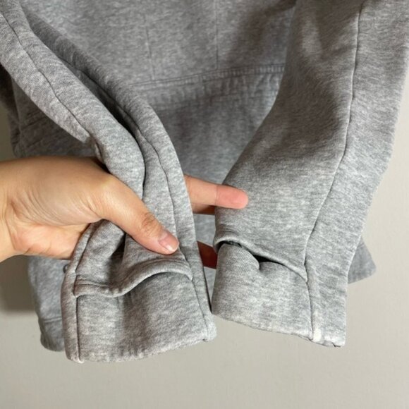 Lululemon &go Take-Off Fleece Jacket Heathered Medium Grey size 4 - Picture 10 of 10